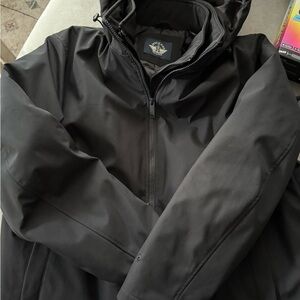 Men's Black dockers Hooded Jacket
